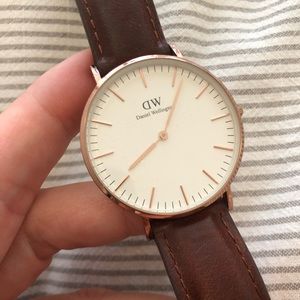 Daniel Wellington Petite Bristol Watch, Rose Gold
